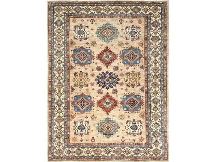 9'0" x 12'0" New Hand Knotted Brown Wool Rectangle Oriental Rug - MOA10282326