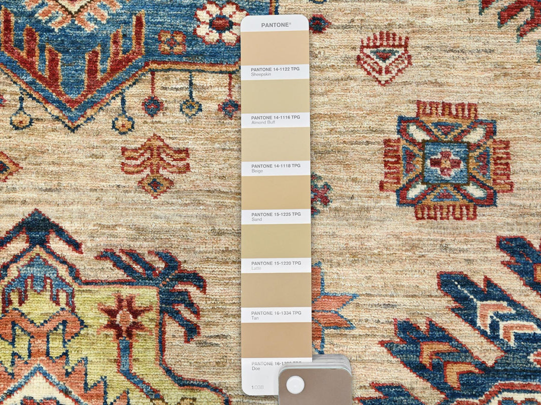 9'0" x 12'0" New Hand Knotted Brown Wool Rectangle Oriental Rug - MOA10282326