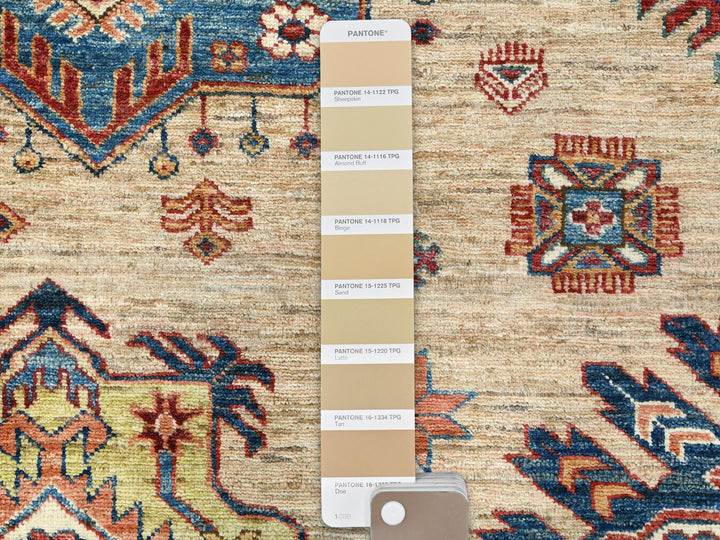 9'0" x 12'0" New Hand Knotted Brown Wool Rectangle Oriental Rug - MOA10282326