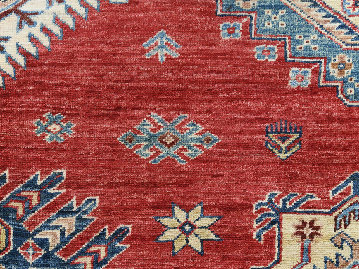 12'1" x 16'0" New Hand Knotted Red Wool Rectangle Oriental Rug - MOA10282528