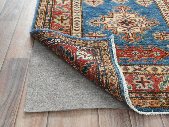 2'9" x 40'6" New Hand Knotted Blue Wool Runner Oriental Rug - MOA10282575