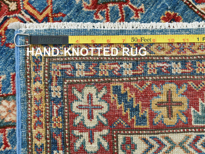 2'8" x 34'0" New Hand Knotted Blue Wool Runner Oriental Rug - MOA10282579