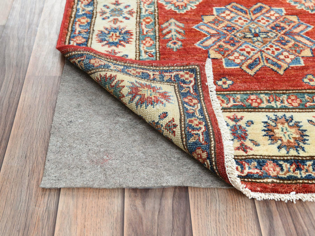 2'8" x 39'1" New Hand Knotted Red Wool Runner Oriental Rug - MOA10282607