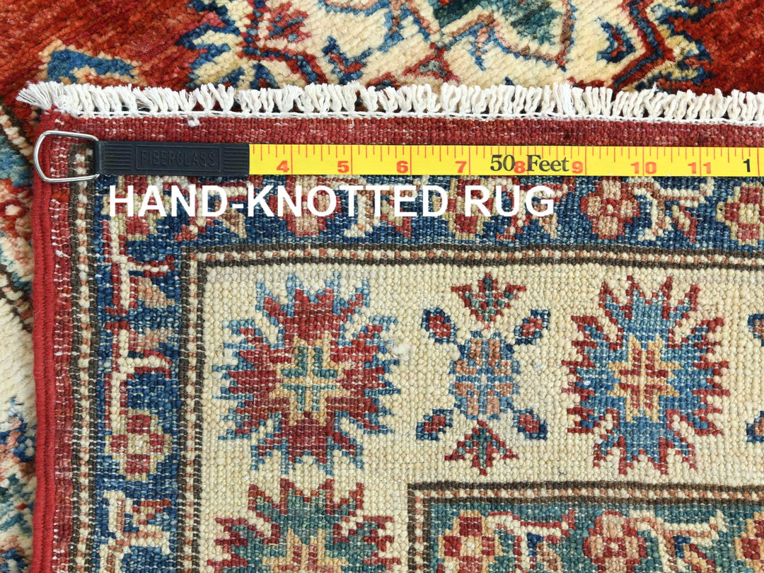 2'8" x 39'1" New Hand Knotted Red Wool Runner Oriental Rug - MOA10282607