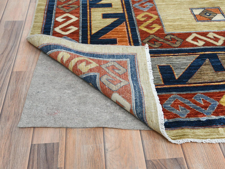 10'2" x 13'6" New Hand Knotted Green Wool Rectangle Oriental Rug - MOA10282613