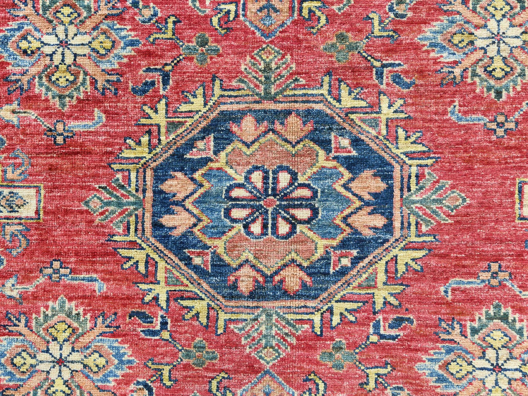 8'10" x 12'8" New Hand Knotted Red Wool Rectangle Oriental Rug - MOA10282641