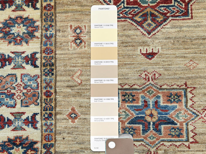 2'7" x 13'6" New Hand Knotted Brown Wool Runner Oriental Rug - MOA10282721