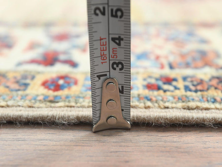 2'7" x 13'6" New Hand Knotted Brown Wool Runner Oriental Rug - MOA10282721