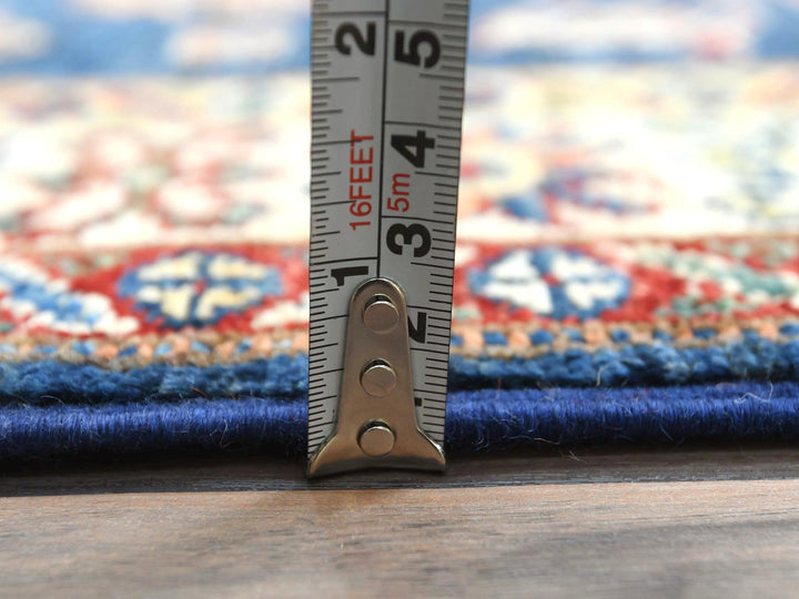 2'10" x 13'2" New Hand Knotted Blue Wool Runner Oriental Rug - MOA10282723