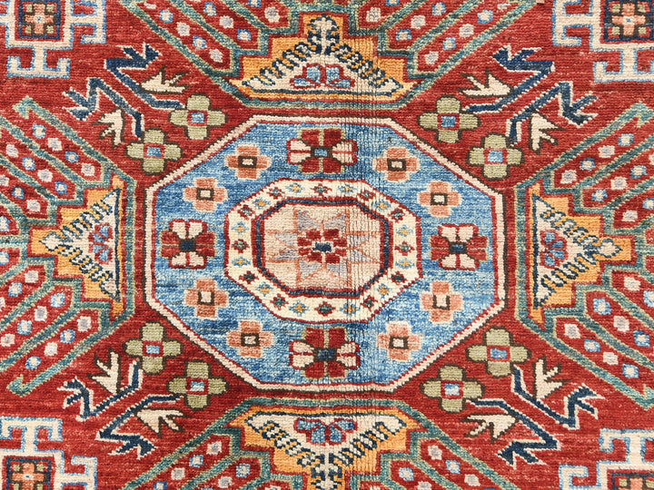 8'10" x 11'9" New Hand Knotted Ivory Wool Rectangle Oriental Rug - MOA10282899