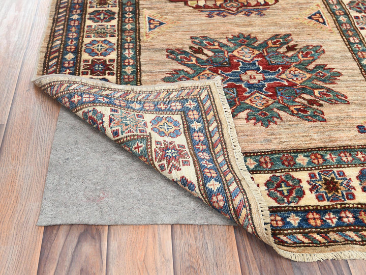 3'0" x 13'6" New Hand Knotted Brown Wool Runner Oriental Rug - MOA10282911