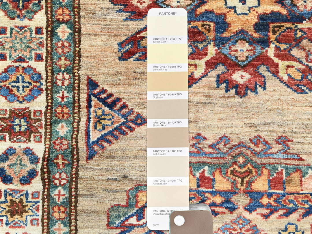 3'0" x 13'6" New Hand Knotted Brown Wool Runner Oriental Rug - MOA10282911