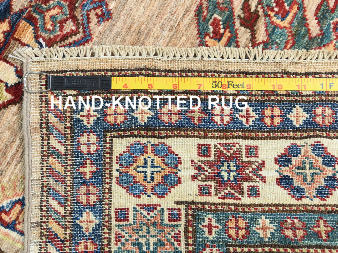 3'0" x 13'6" New Hand Knotted Brown Wool Runner Oriental Rug - MOA10282911