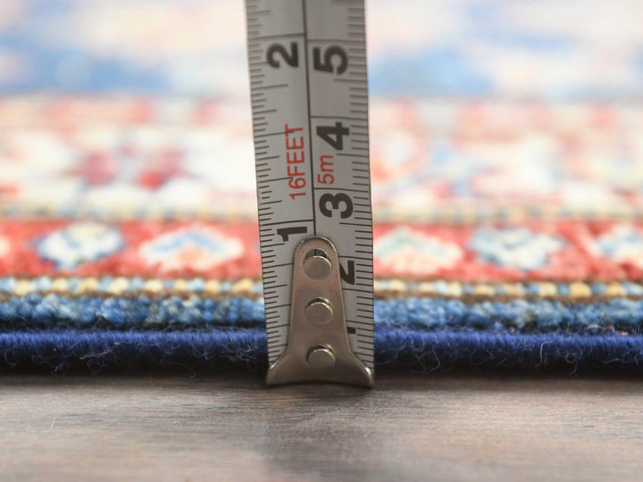 2'10" x 13'8" New Hand Knotted Blue Wool Runner Oriental Rug - MOA10282912