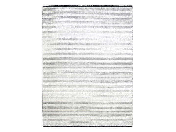 9'0" x 12'1" New Hand Loomed Ivory Wool & Silk Rectangle Oriental Rug - MOA10284279