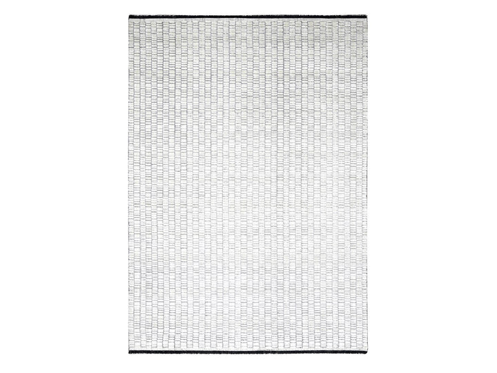 9'0" x 12'1" New Hand Loomed Ivory Wool and Plant based Silk Rectangle Oriental Rug - MOA10284412