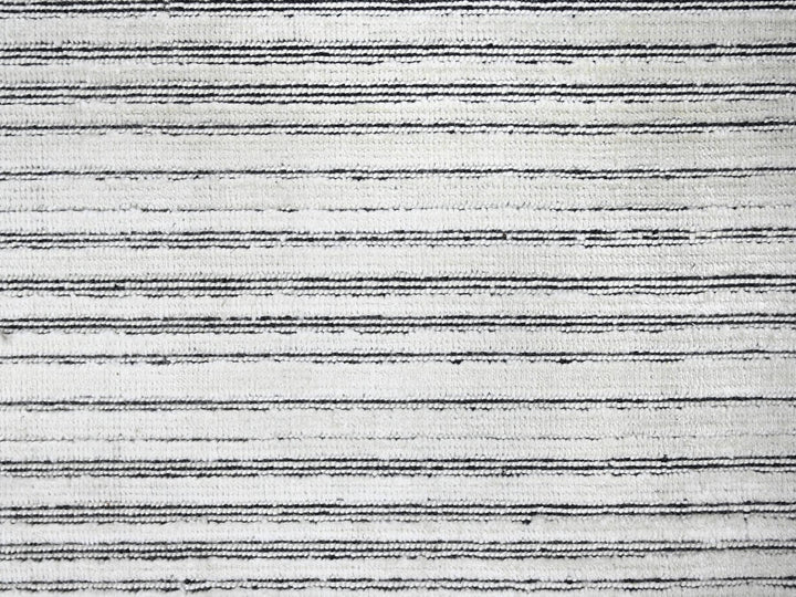 11'11" x 18'1" New Hand Loomed Ivory Wool and Plant based Silk Rectangle Oriental Rug - MOA10284582