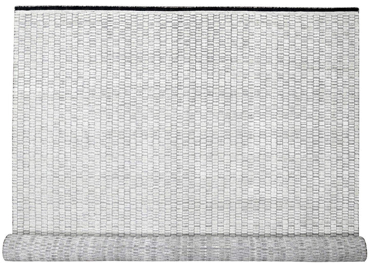 12'2" x 18'0" New Hand Loomed Ivory Wool and Plant based Silk Rectangle Oriental Rug - MOA10284586