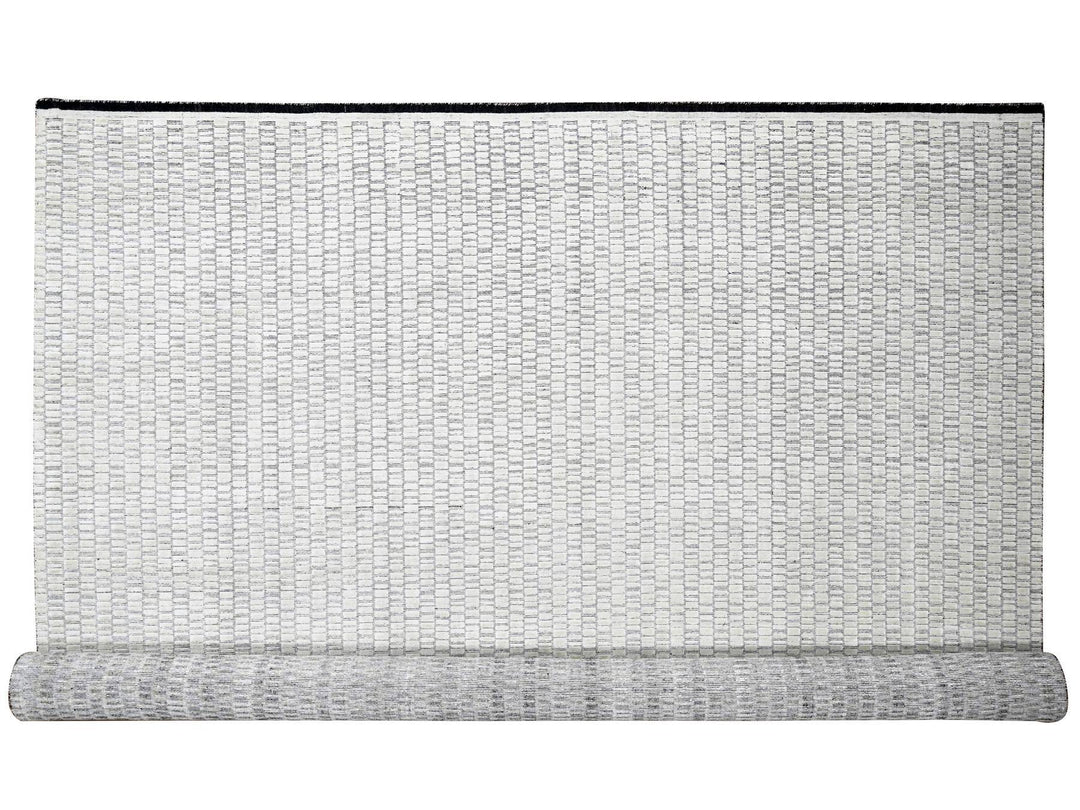 14'2" x 18'0" New Hand Loomed Ivory Wool and Plant based Silk Rectangle Oriental Rug - MOA10284588