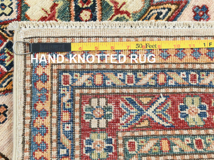 2'9" x 35'8" New Hand Knotted Ivory Wool Runner Oriental Rug - MOA10285291