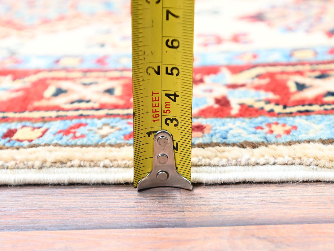 2'1" x 3'1" New Hand Knotted Ivory Wool Rectangle Oriental Rug - MOA10286222