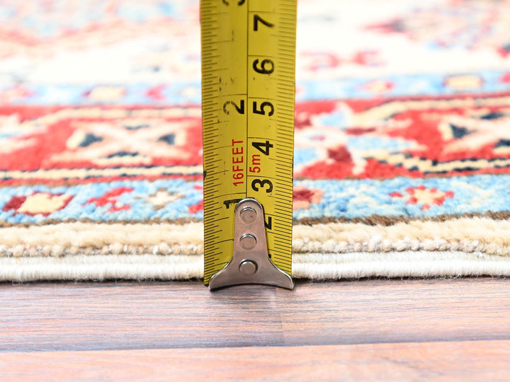 2'1" x 3'1" New Hand Knotted Ivory Wool Rectangle Oriental Rug - MOA10286222