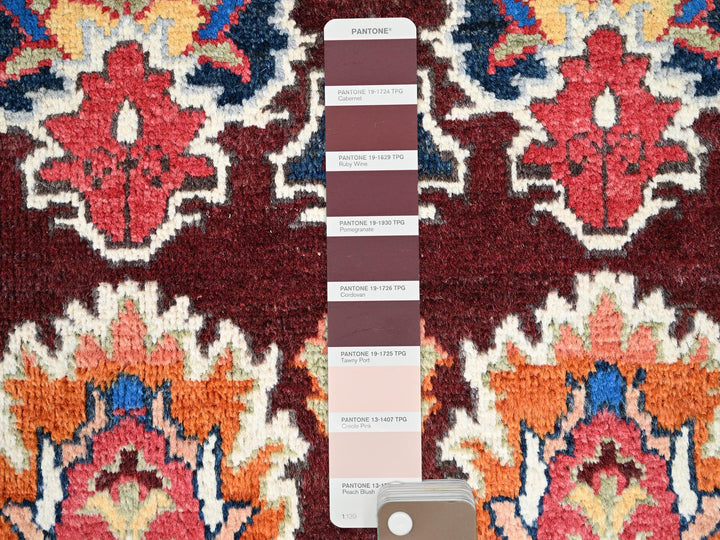 2'0" x 2'11" New Hand Knotted Brown Wool Rectangle Oriental Rug - MOA10286225