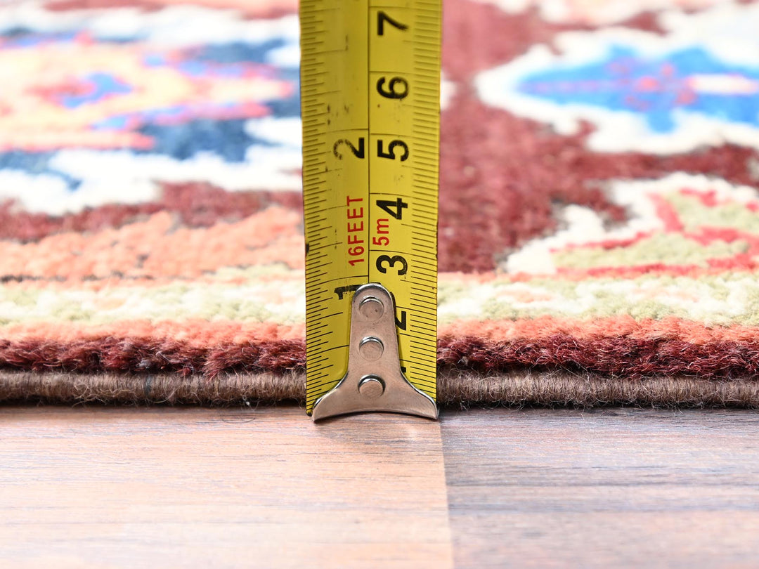 2'0" x 2'11" New Hand Knotted Brown Wool Rectangle Oriental Rug - MOA10286225