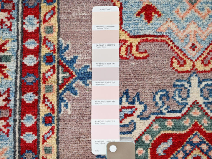 2'7" x 9'3" New Hand Knotted Grey Wool Runner Oriental Rug - MOA10286289