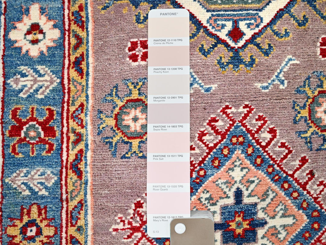 2'6" x 9'2" New Hand Knotted Grey Wool Runner Oriental Rug - MOA10286290