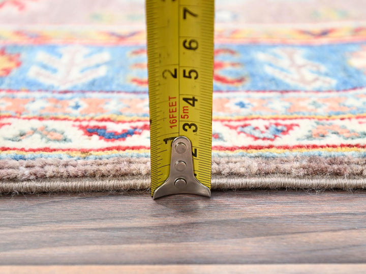 2'6" x 9'2" New Hand Knotted Grey Wool Runner Oriental Rug - MOA10286290