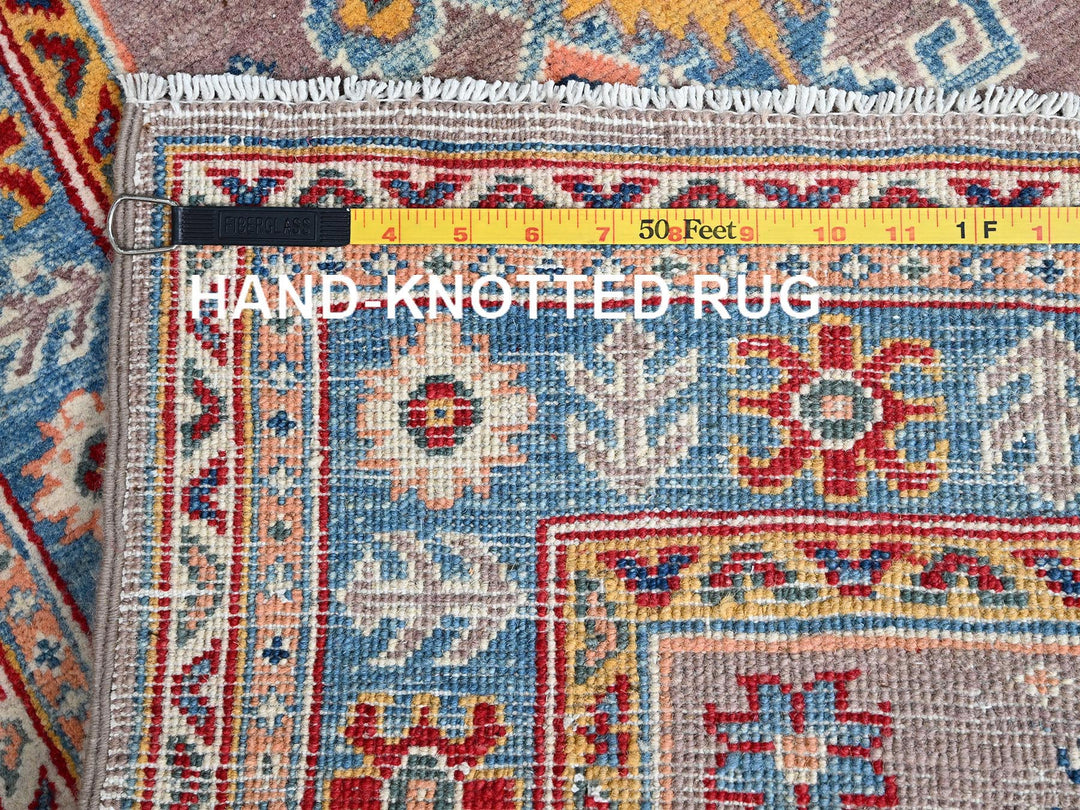 2'6" x 9'2" New Hand Knotted Grey Wool Runner Oriental Rug - MOA10286290