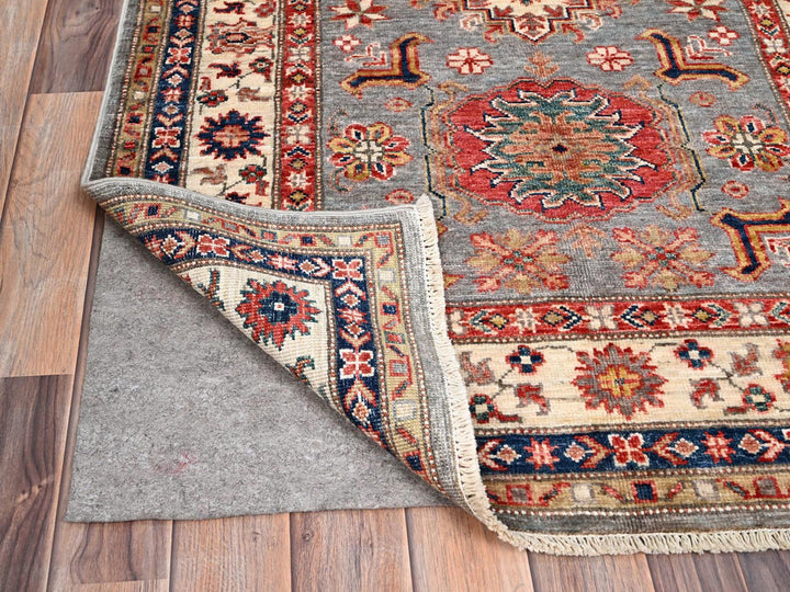 3'4" x 5'1" New Hand Knotted Ivory Wool Rectangle Oriental Rug - MOA10286315