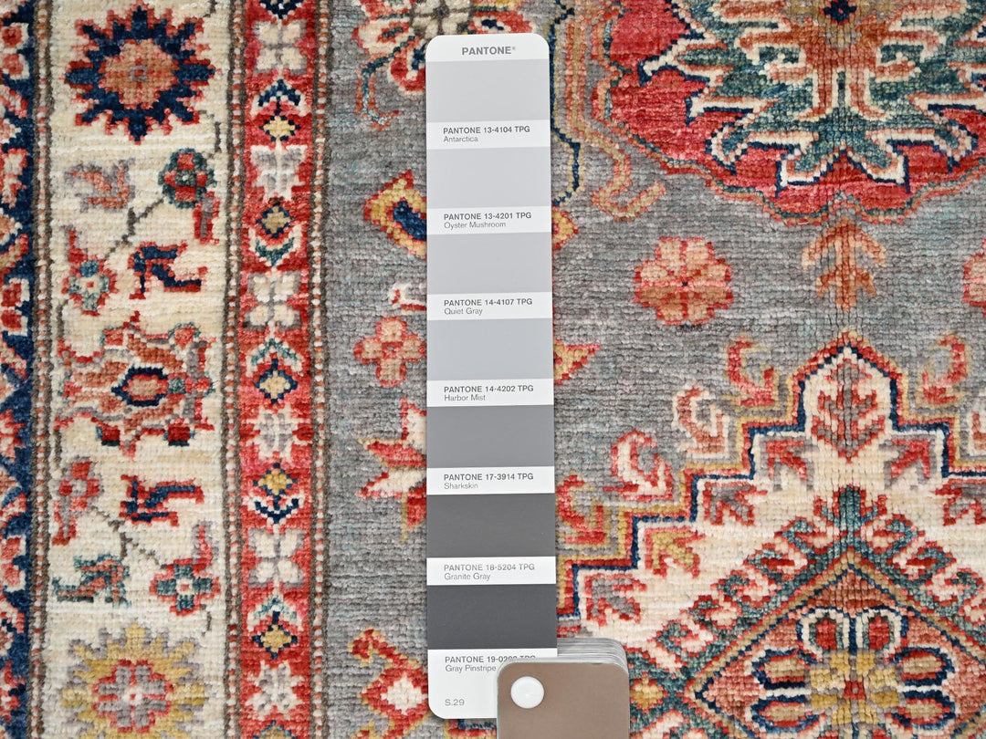 3'4" x 5'1" New Hand Knotted Ivory Wool Rectangle Oriental Rug - MOA10286315