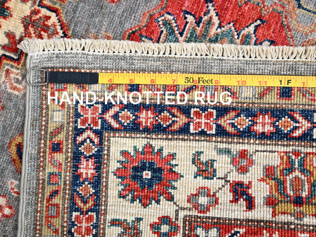 3'4" x 5'1" New Hand Knotted Ivory Wool Rectangle Oriental Rug - MOA10286315