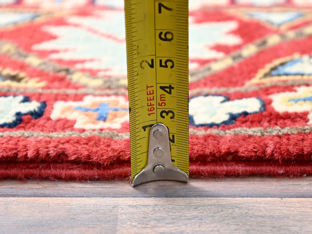 2'7" x 8'0" New Hand Knotted Red Wool Runner Oriental Rug - MOA10286457