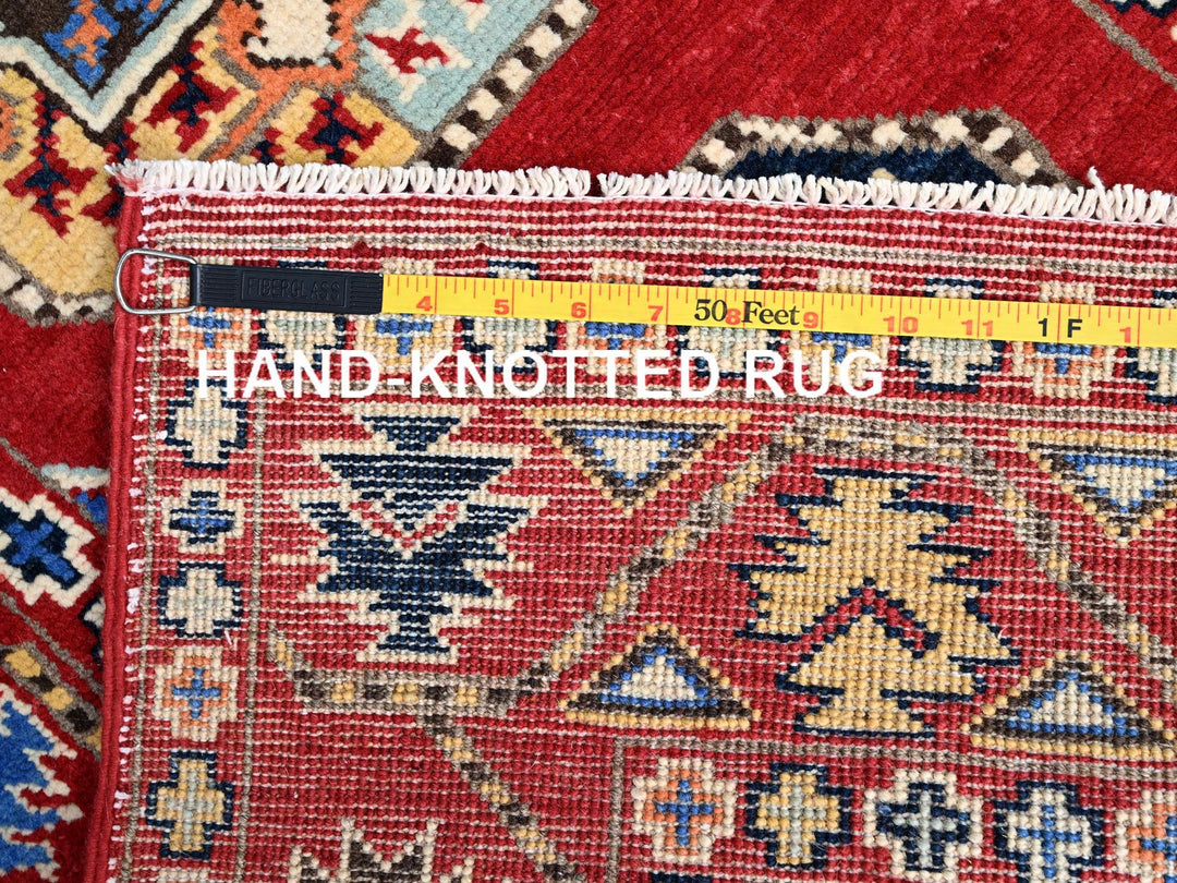 2'7" x 8'0" New Hand Knotted Red Wool Runner Oriental Rug - MOA10286457