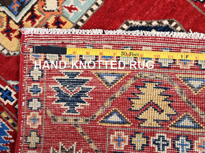 2'7" x 8'0" New Hand Knotted Red Wool Runner Oriental Rug - MOA10286457