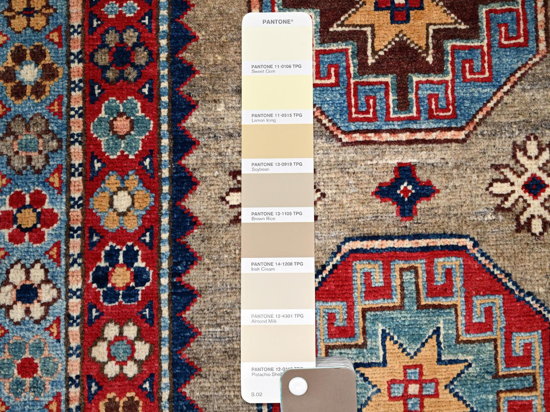 2'7" x 9'8" New Hand Knotted Beige Wool Runner Oriental Rug - MOA10286460