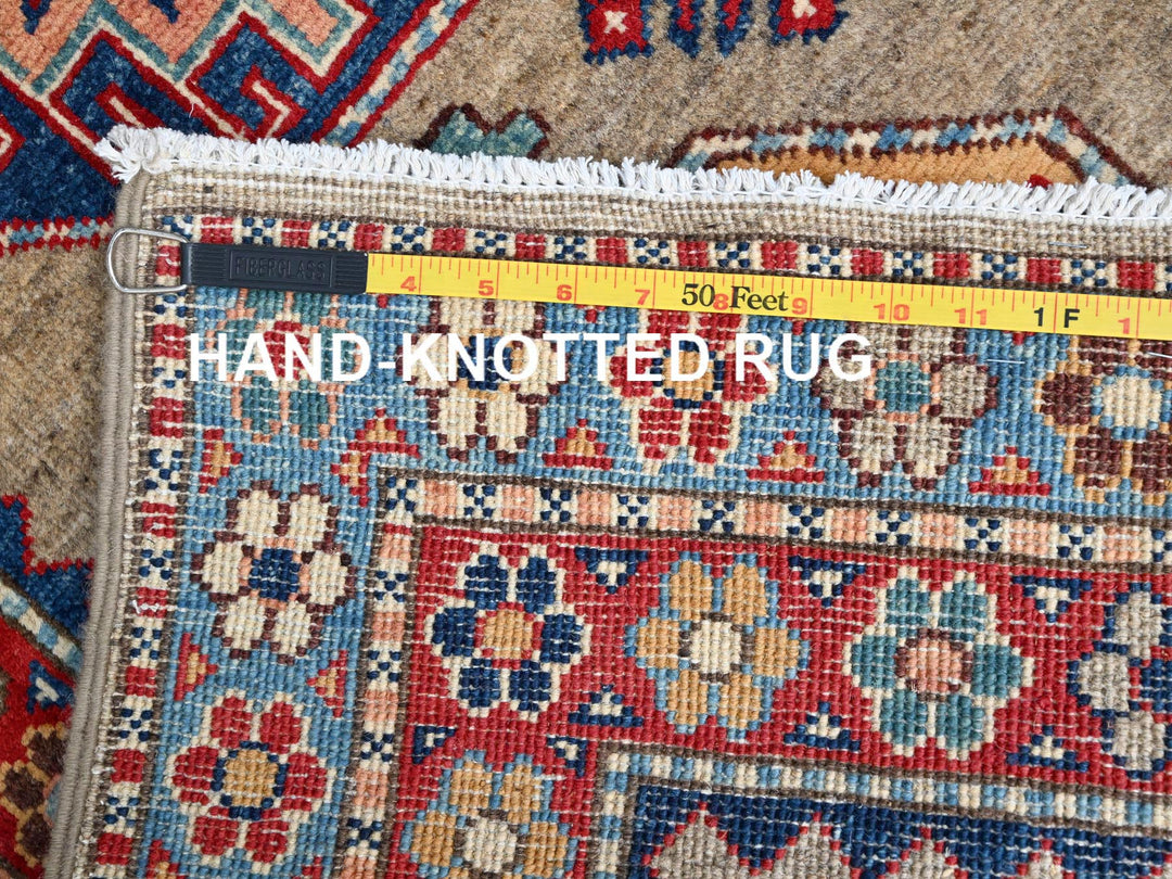 2'7" x 9'8" New Hand Knotted Beige Wool Runner Oriental Rug - MOA10286460