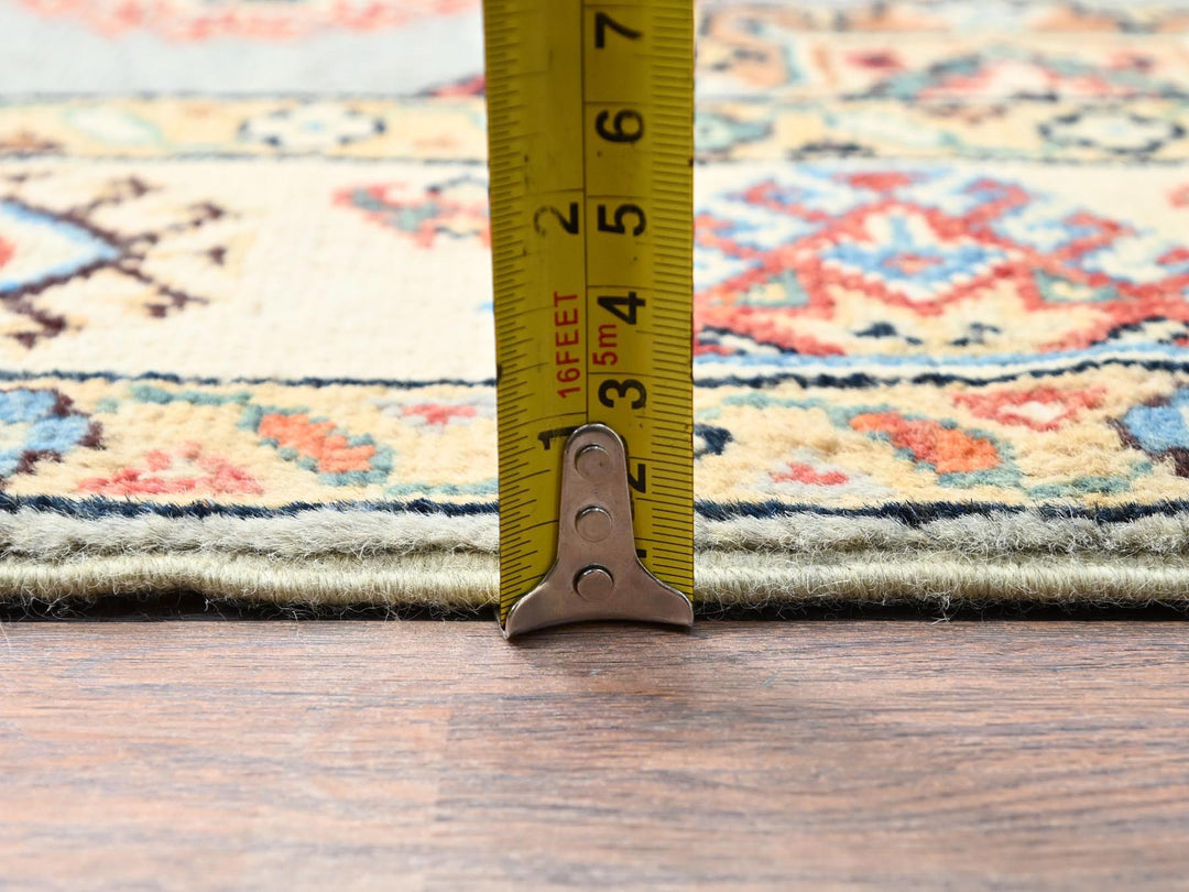 2'10" x 4'7" New Hand Knotted Grey Wool Rectangle Oriental Rug - MOA10286466