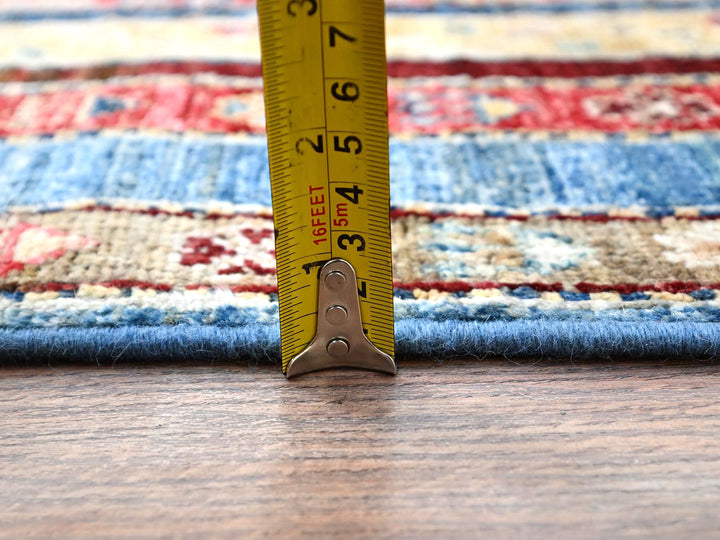 2'10" x 9'9" New Hand Knotted Ivory Wool Runner Oriental Rug - MOA10286486