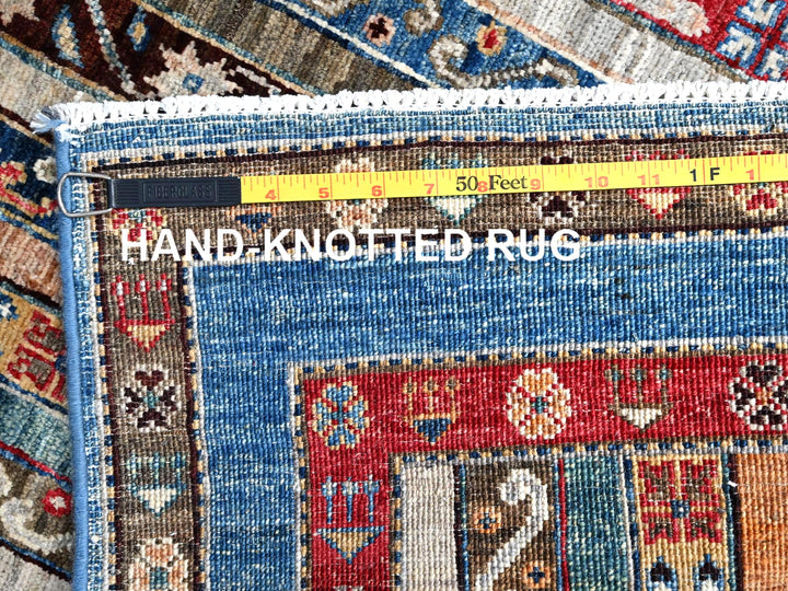 2'10" x 9'9" New Hand Knotted Ivory Wool Runner Oriental Rug - MOA10286486