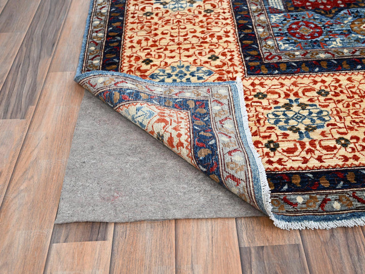 10'1" x 13'5" New Hand Knotted Blue Wool Rectangle Oriental Rug - MOA10286733