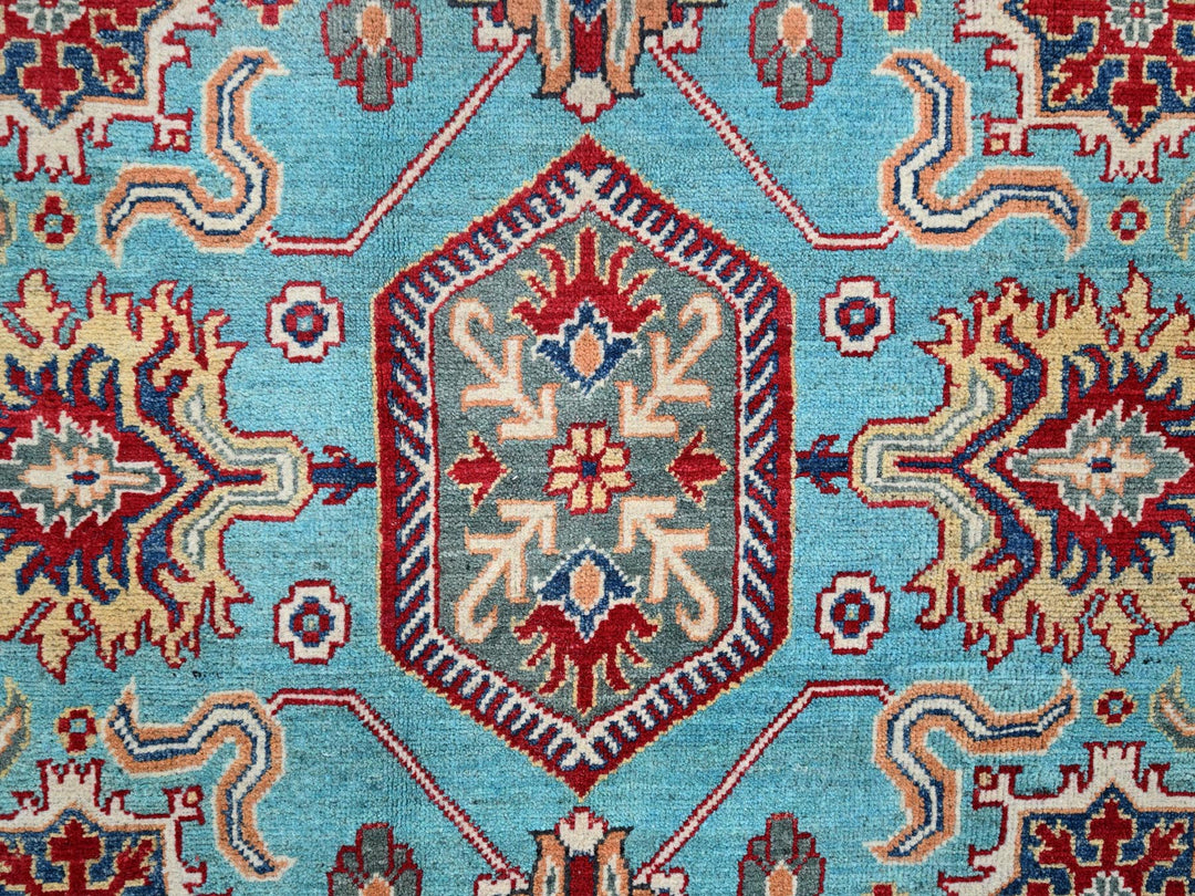 8'11" x 12'1" New Hand Knotted Blue Wool Rectangle Oriental Rug - MOA10286765