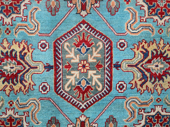 8'11" x 12'1" New Hand Knotted Blue Wool Rectangle Oriental Rug - MOA10286765