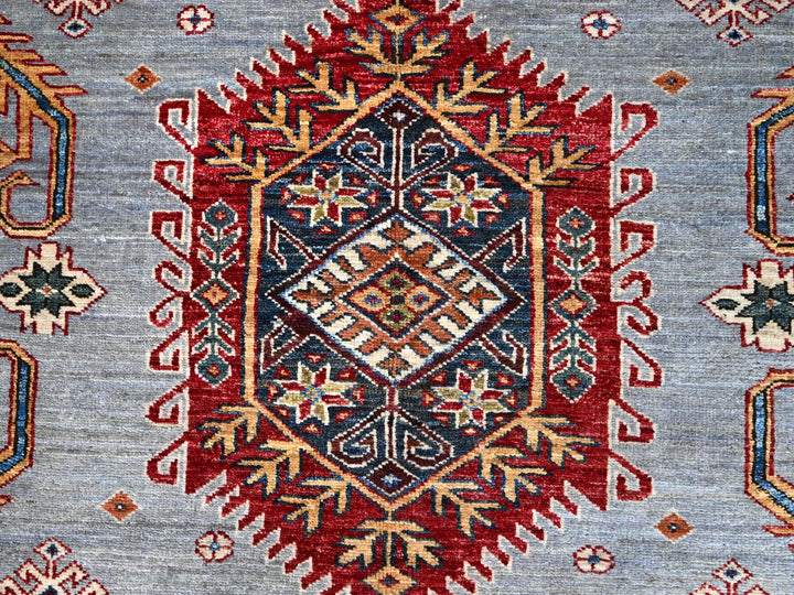 10'2" x 14'0" New Hand Knotted Grey Wool Rectangle Oriental Rug - MOA10286885