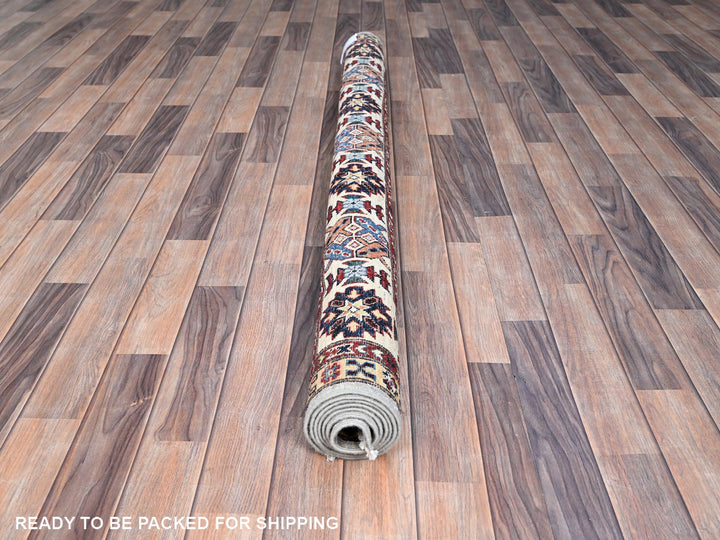 5'11" x 6'2" New Hand Knotted Grey Wool Square Oriental Rug - MOA10286891