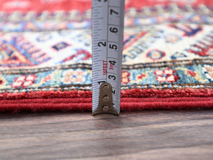 2'7" x 13'2" New Hand Knotted Red Wool Runner Oriental Rug - MOA10286910