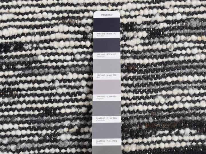 2'0" x 2'0" New Hand Loomed Ivory Wool Square Oriental Rug - MOA10287412